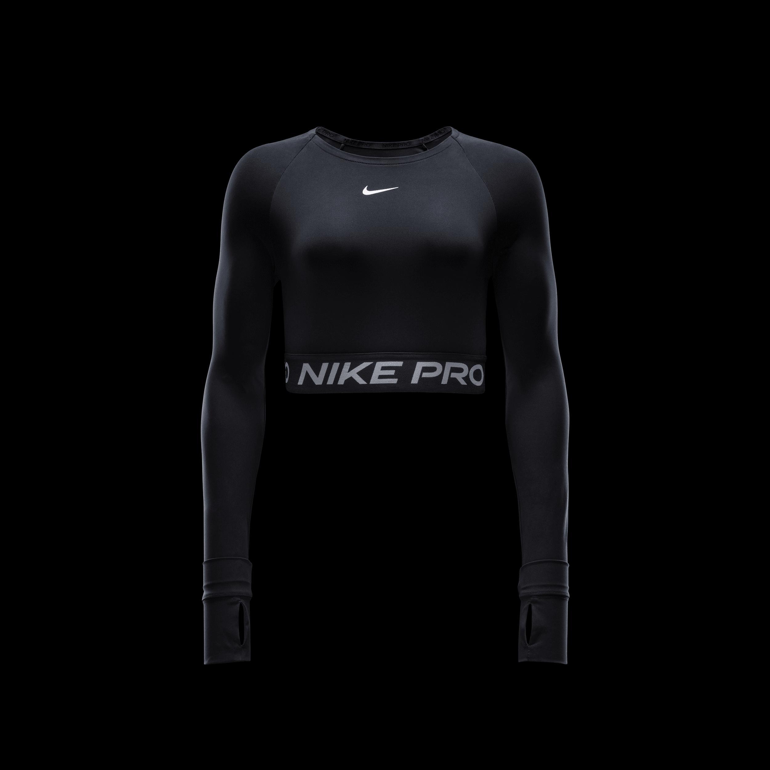 Nike Pro Women's Dri-FIT Cropped Long-Sleeve Top Product Image