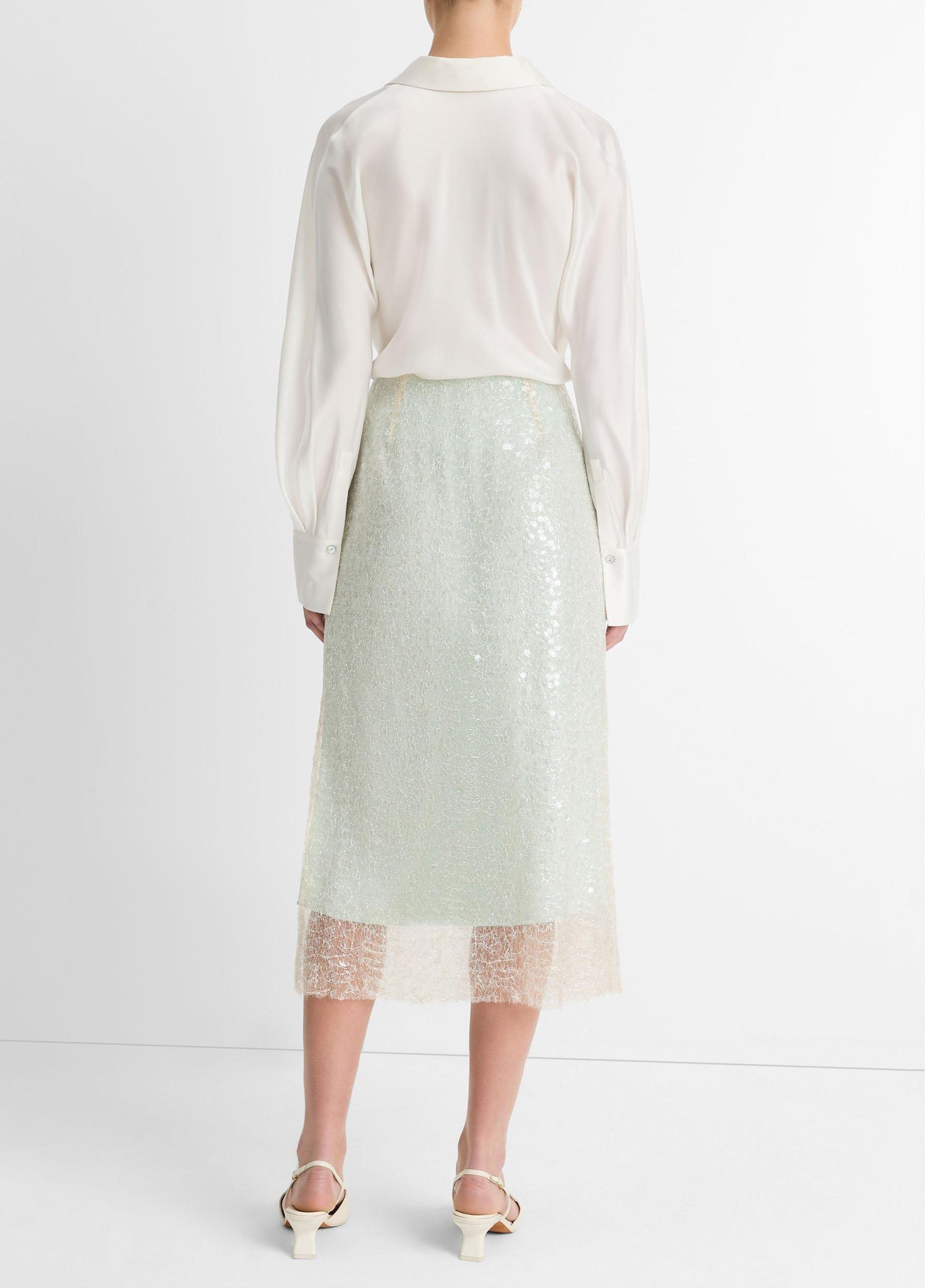 Glassy Sequin Skirt Product Image