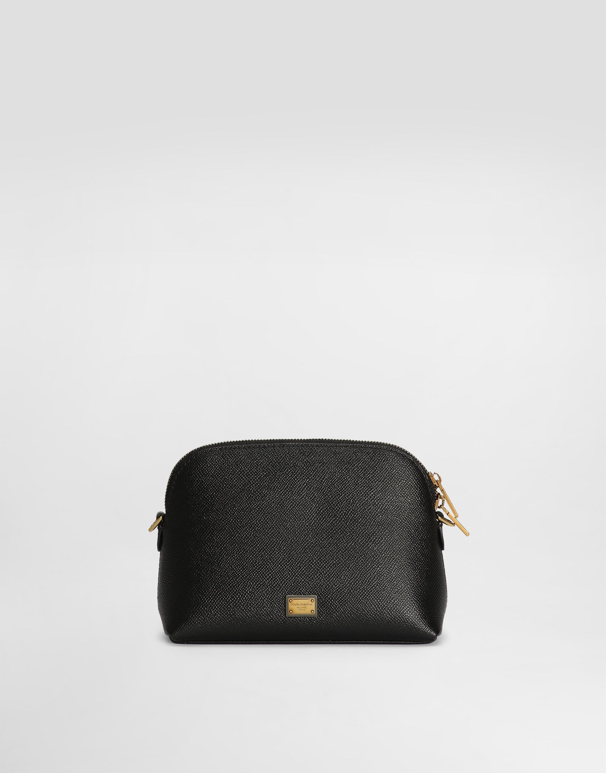 DOLCE & GABBANA Calfskin Mini Bag In Black Product Image