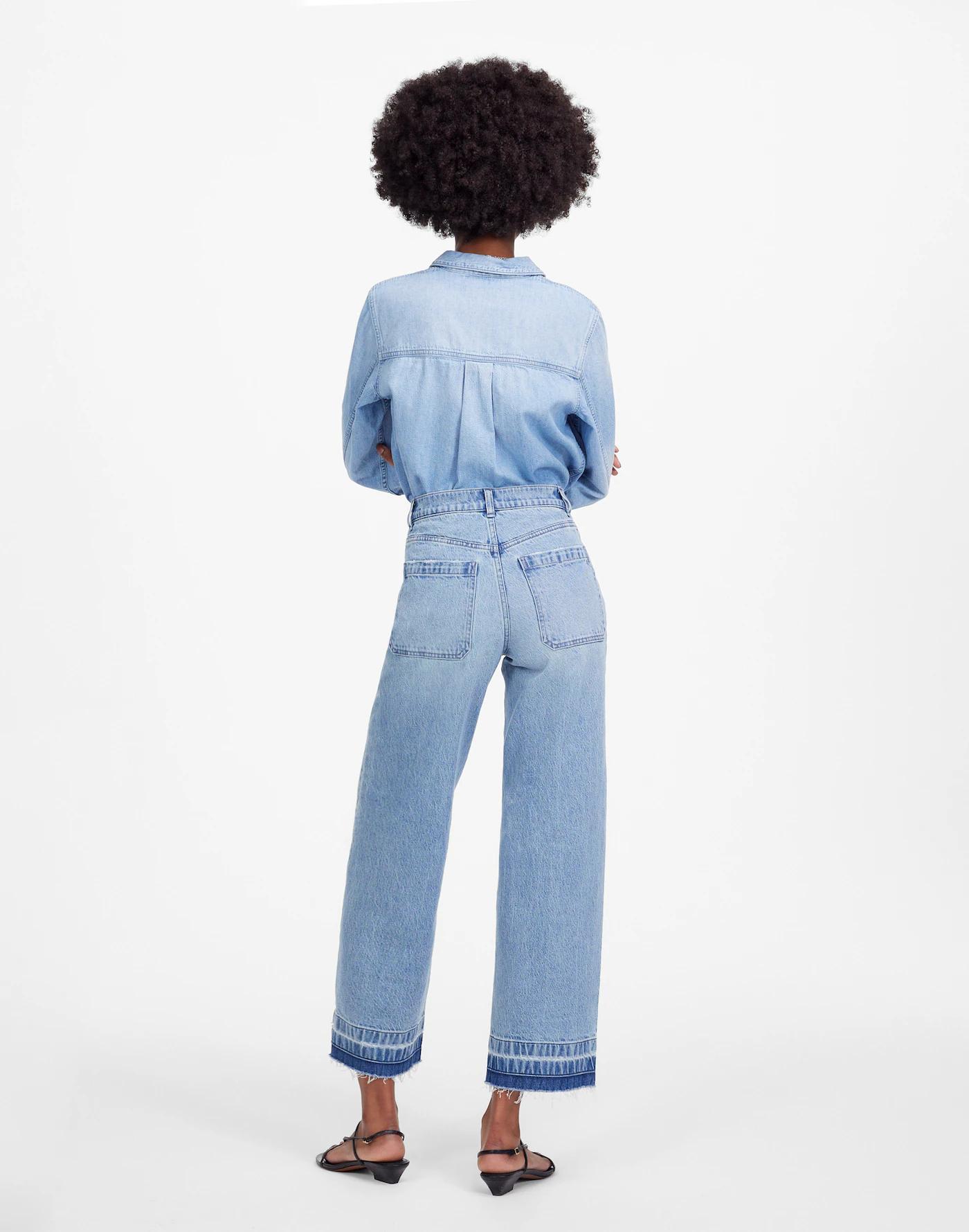 Emmett Wide-Leg Jean: Let Down Hem Edition Product Image