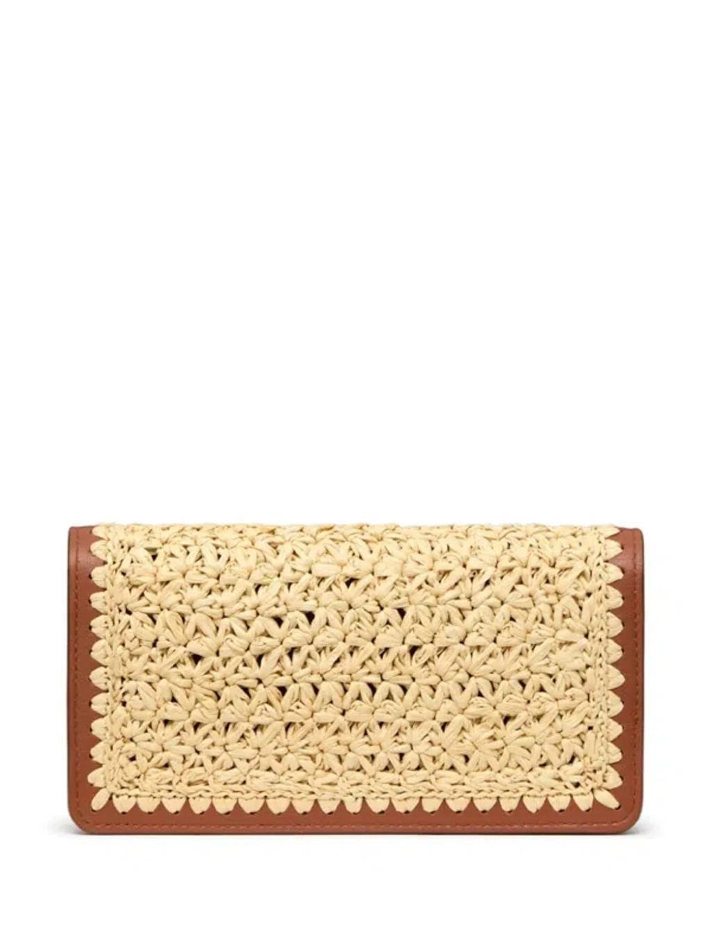 VALENTINO GARAVANI Women's Vlogo Signature Wallet W/strap In Natursell Product Image