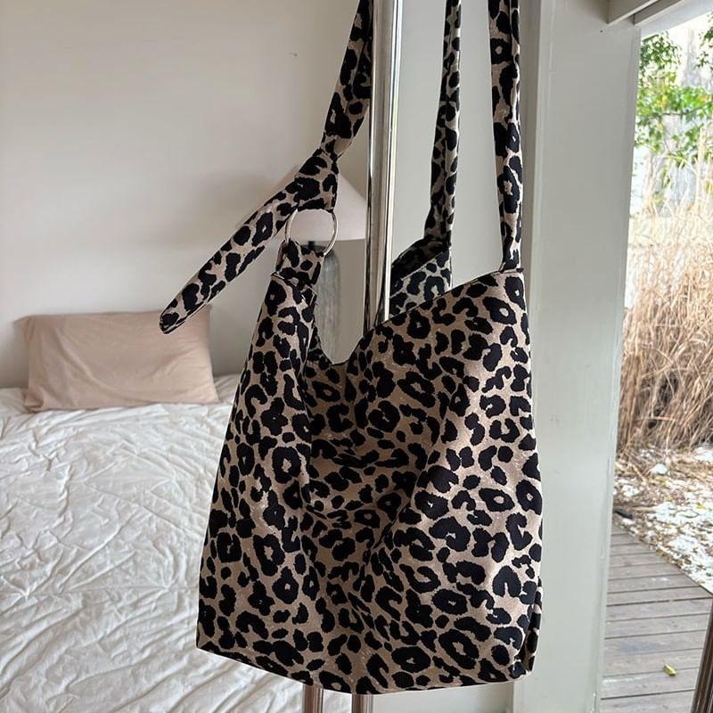 Leopard Print Crossbody Bag Product Image