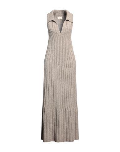 KHAITE Woman Maxi Dress Beige Size S Cashmere Product Image