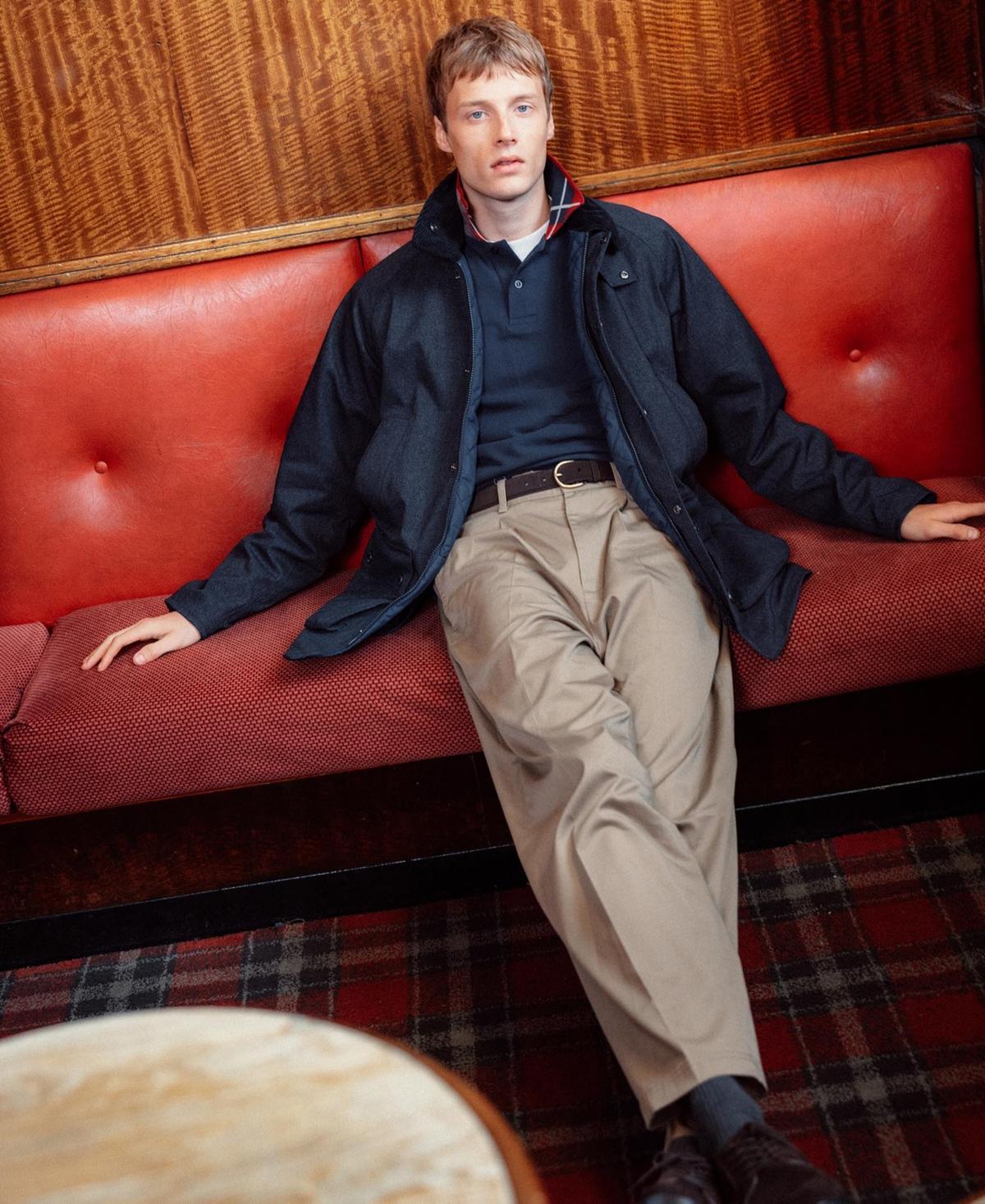 BARBOUR Winter Bedal Jacket In Navy Product Image