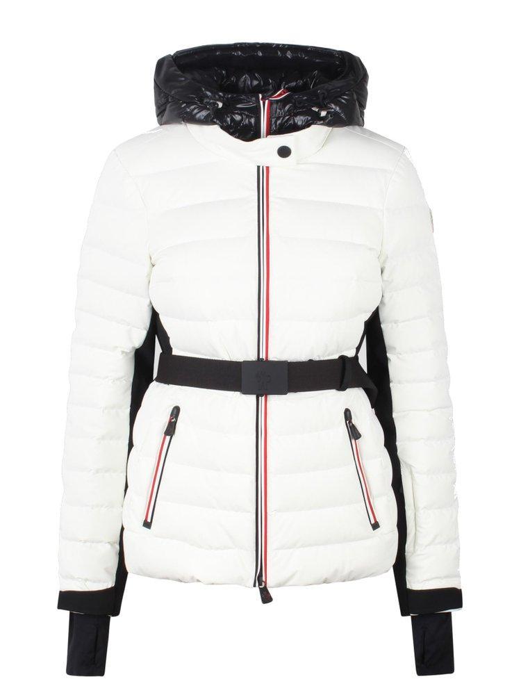 MONCLER Grenoble Bruche Hooded Padded Jacket In White Product Image