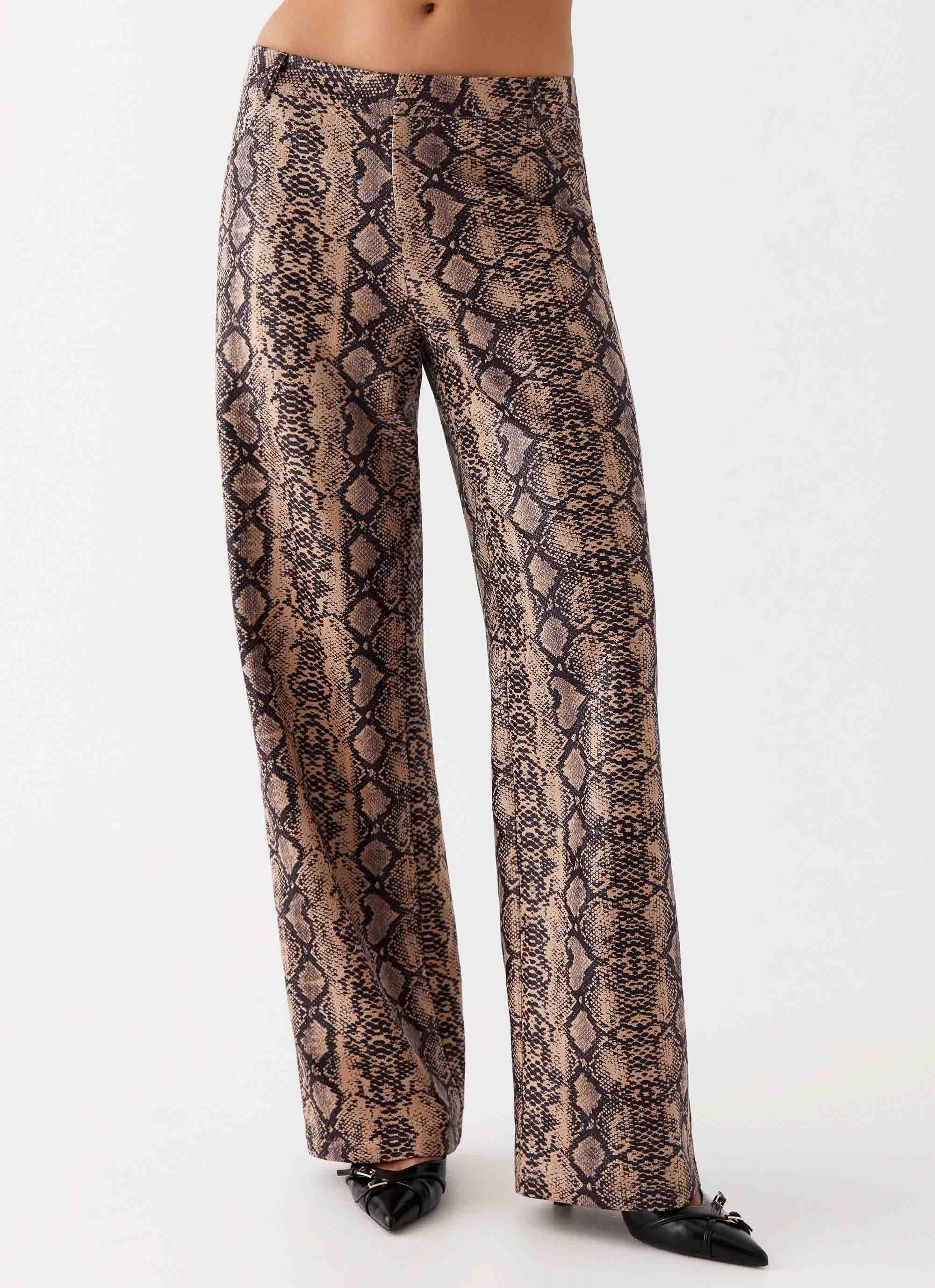 Presley Slim Fit Pants - Snake Girls Product Image