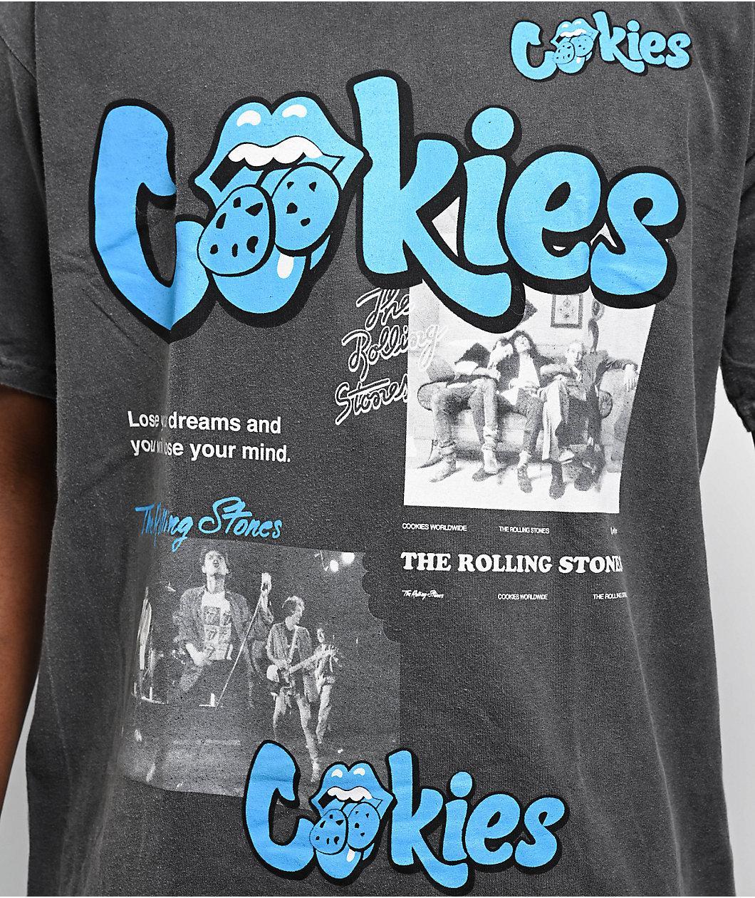 Cookies x The Rolling Stones Arch Black Wash T-Shirt Product Image