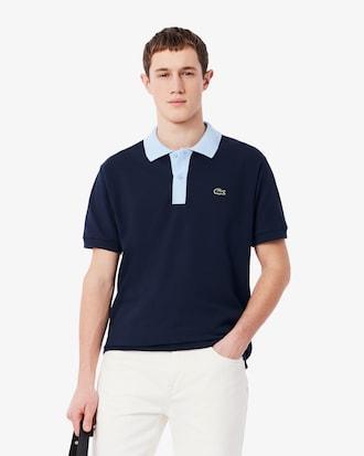 Men's Classic Fit Contrast Collar L.12.12 Polo Product Image