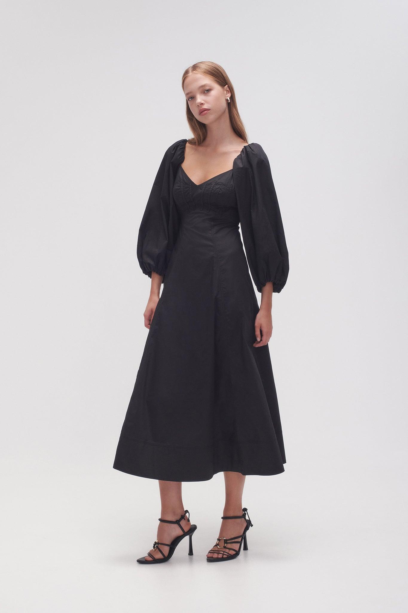 Hester Corsetted Midi Dress Product Image