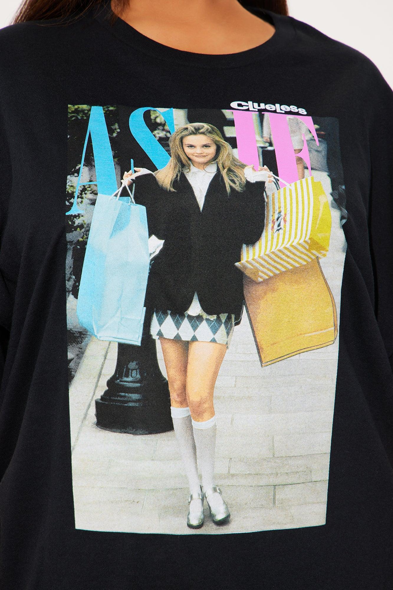 Clueless AS IF Tee - Black Product Image