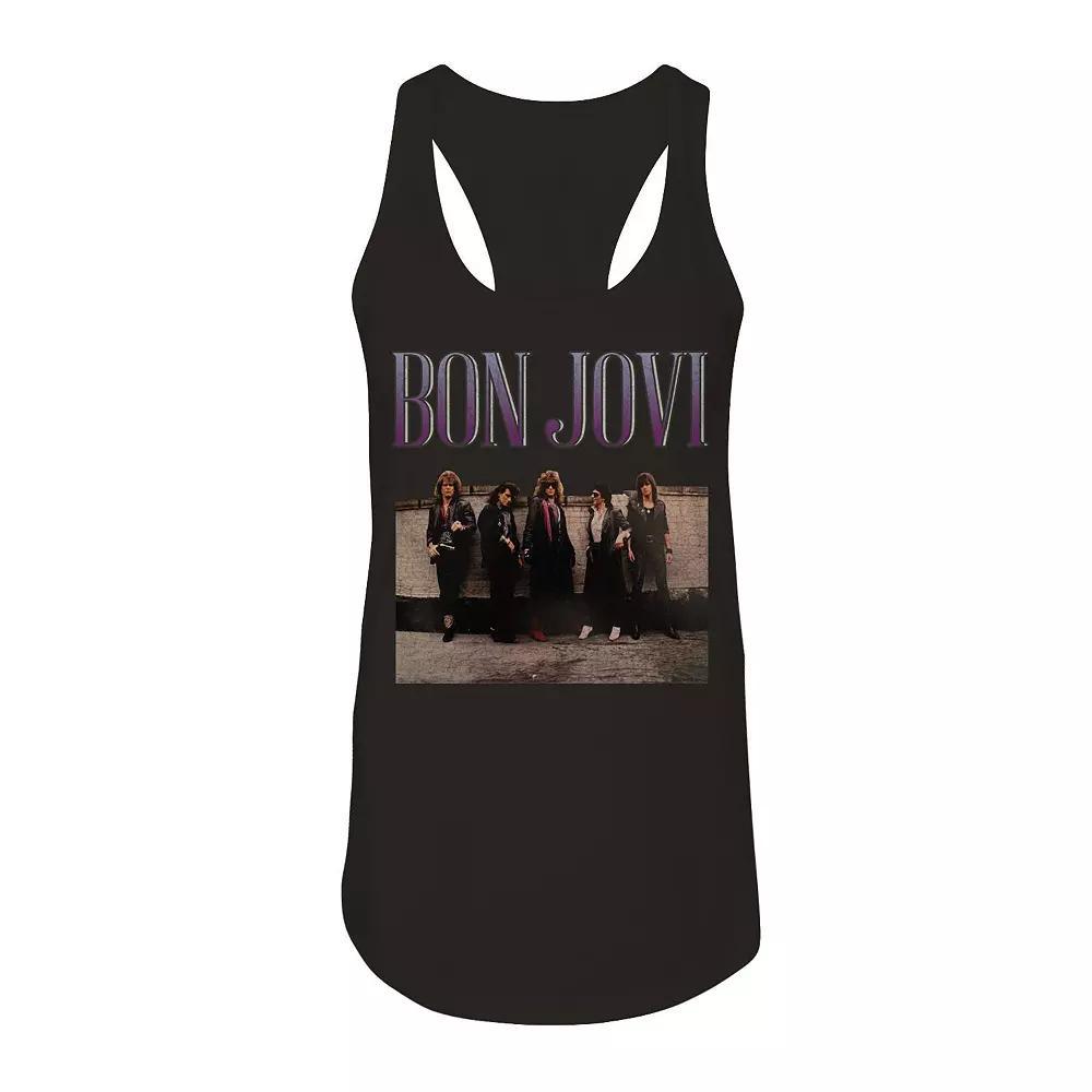 Junior's Bon Jovi Roof Photo Graphic Tank, Girl's,  Product Image
