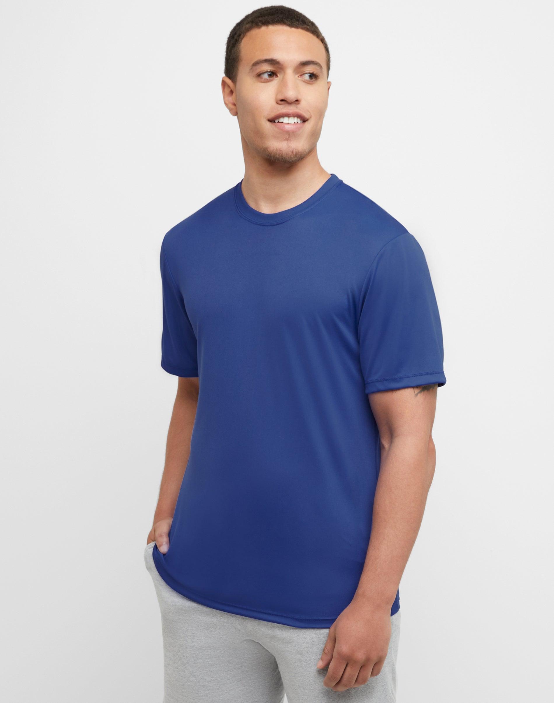 Men's Hanes® Sport Cool DRI 2-Pack Performance T-Shirt, Size: Small, Blue Product Image