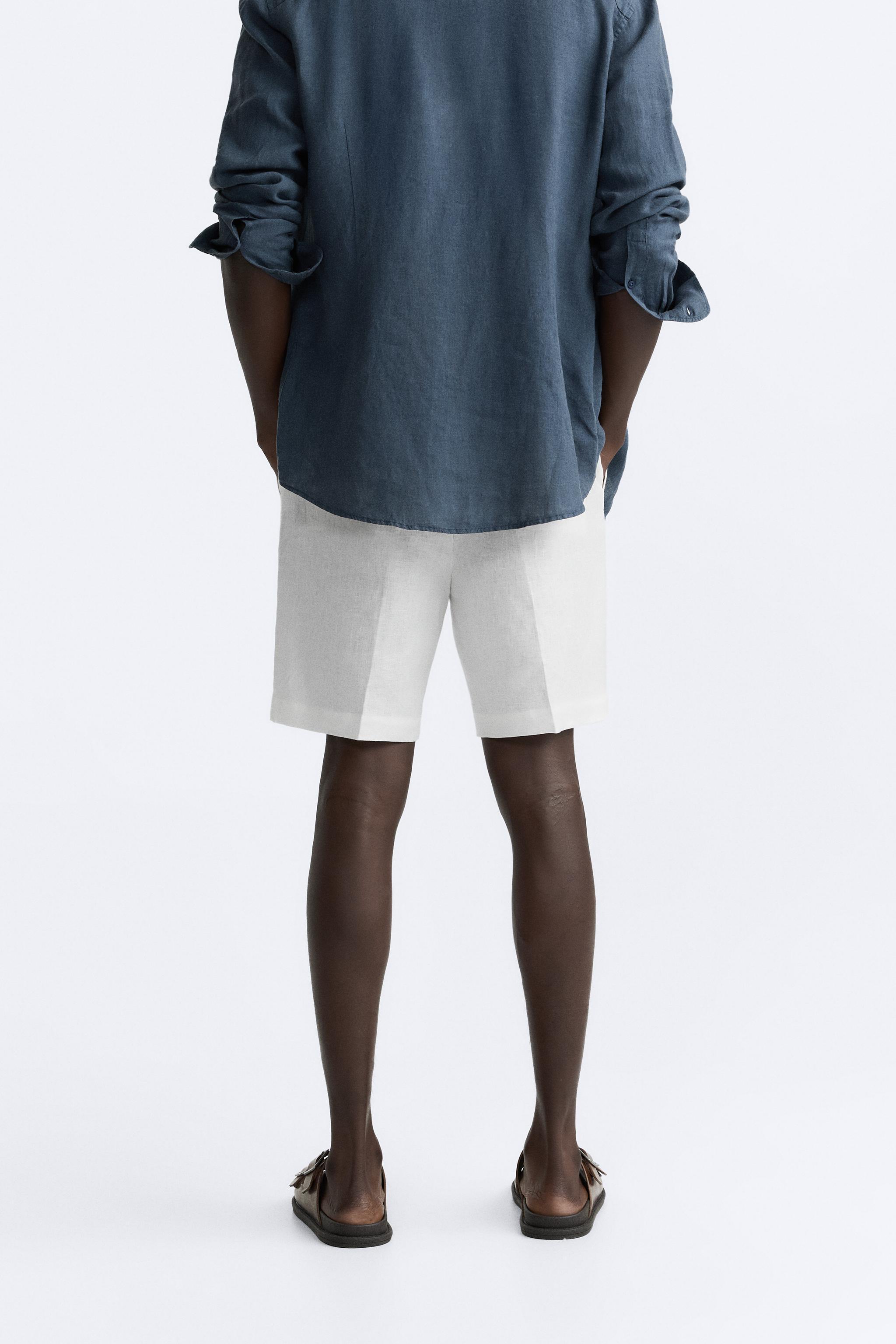 100% LINEN SHORTS Product Image