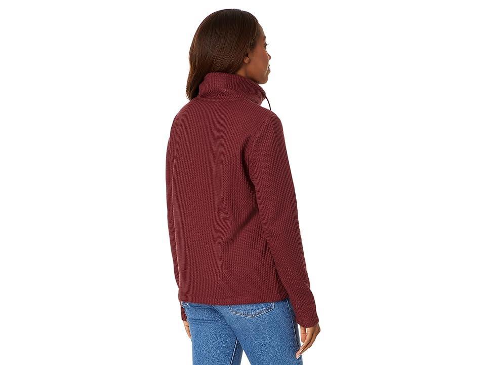 L.L.Bean Signature Brushed-Back Waffle Anorak Women's Clothing Product Image