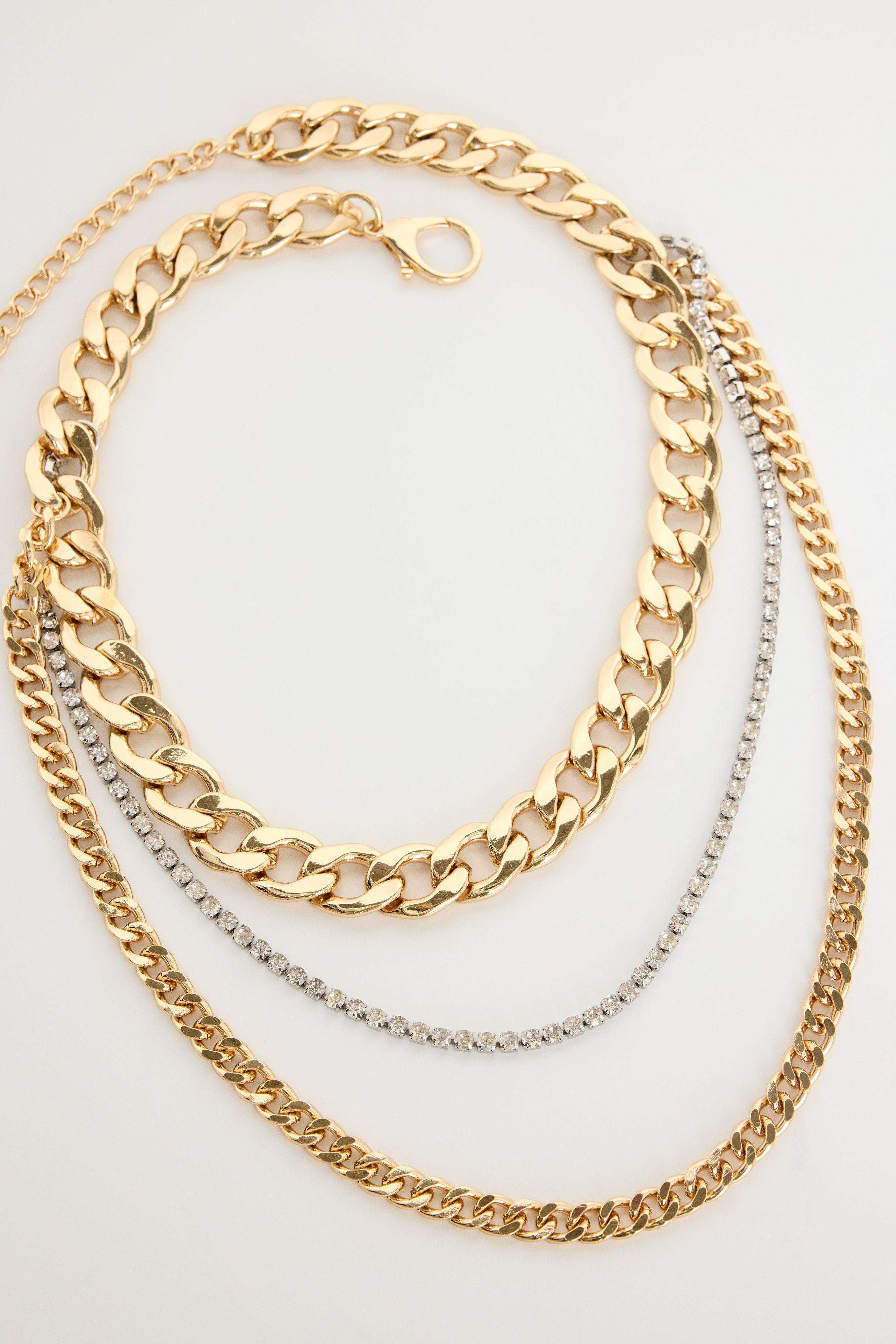 3-CHAIN BELT | GOLD001 Product Image