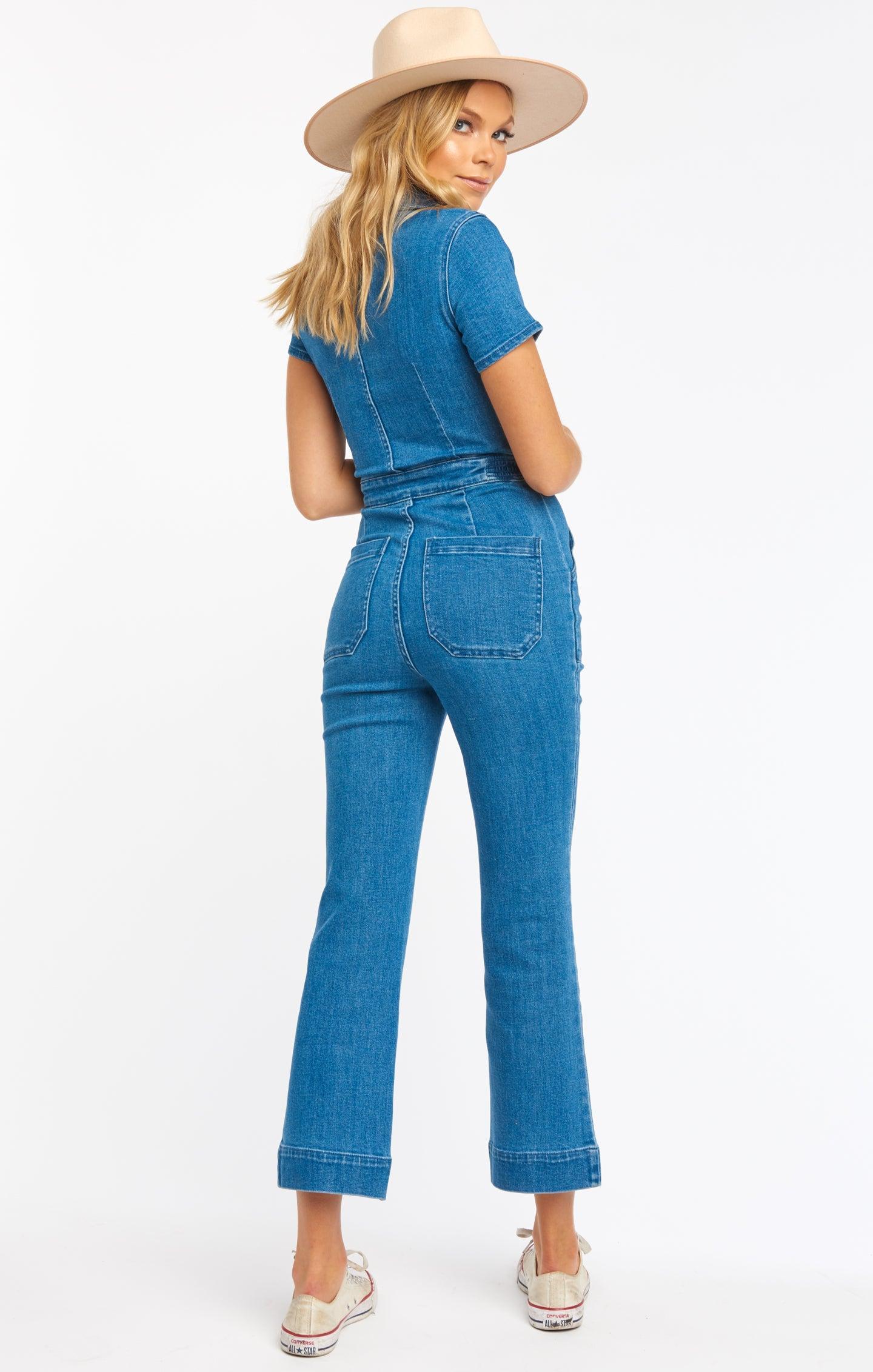 Emery Jumpsuit ~ French Blue Product Image