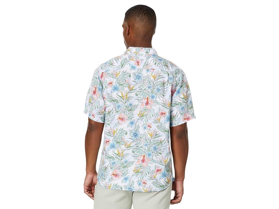 Tommy Bahama Mens Floral Sketch Short Sleeve Button-Front Shirt Product Image