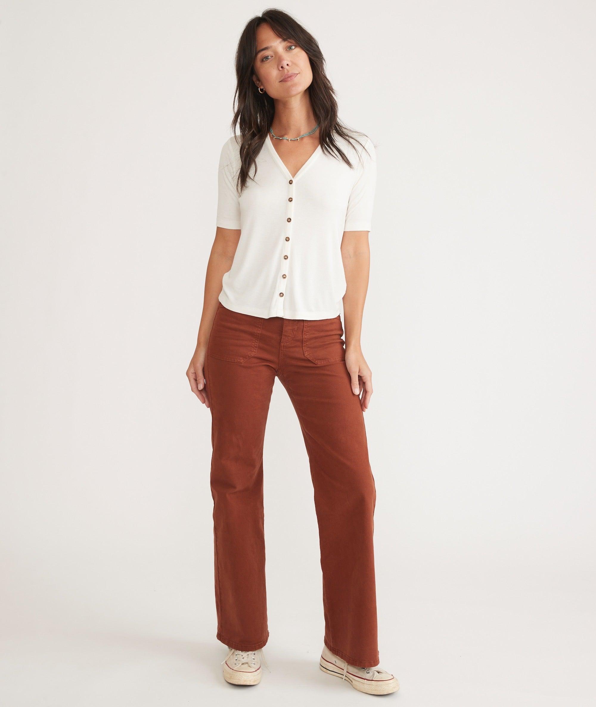 Lexi Rib Button Top Product Image