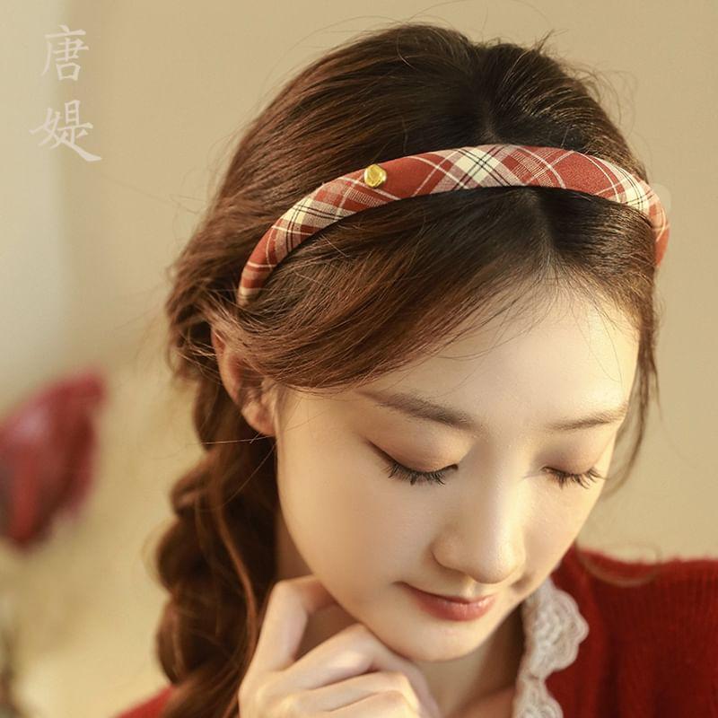 Metal Bead Fabric Headband (Various Designs) Product Image