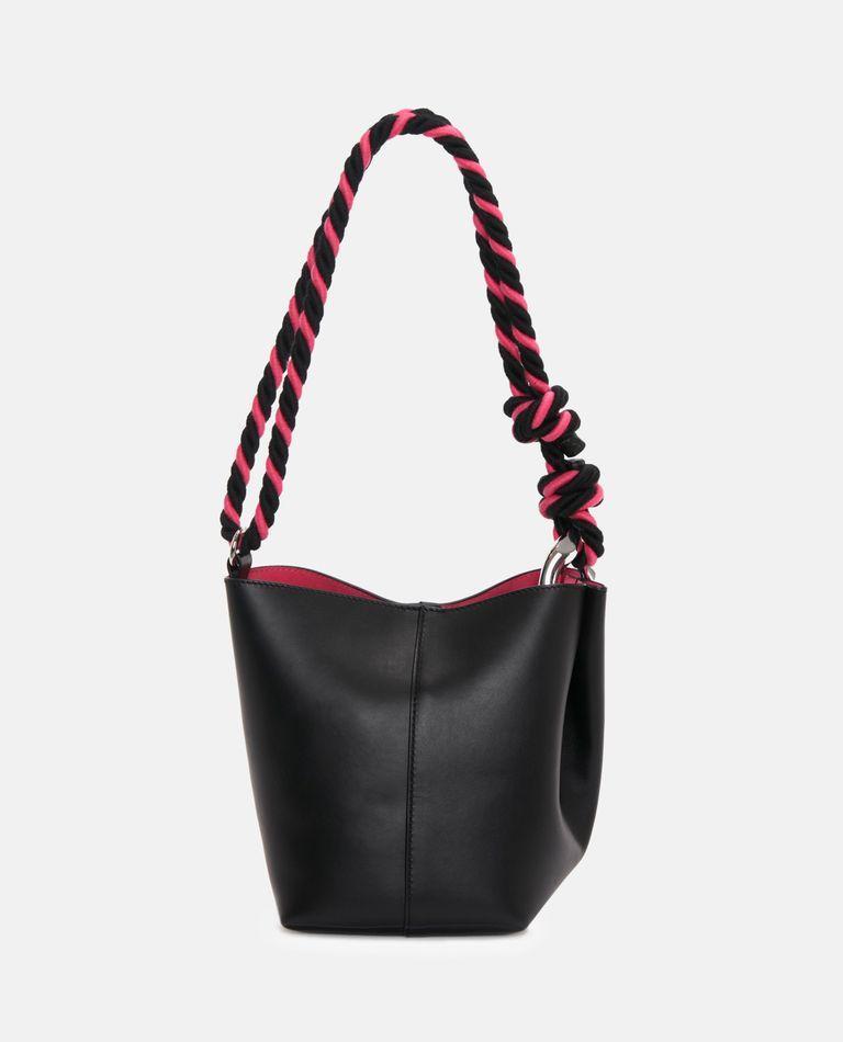 JW ANDERSON The Jwa Corner Small Bucket Bag In Black Product Image