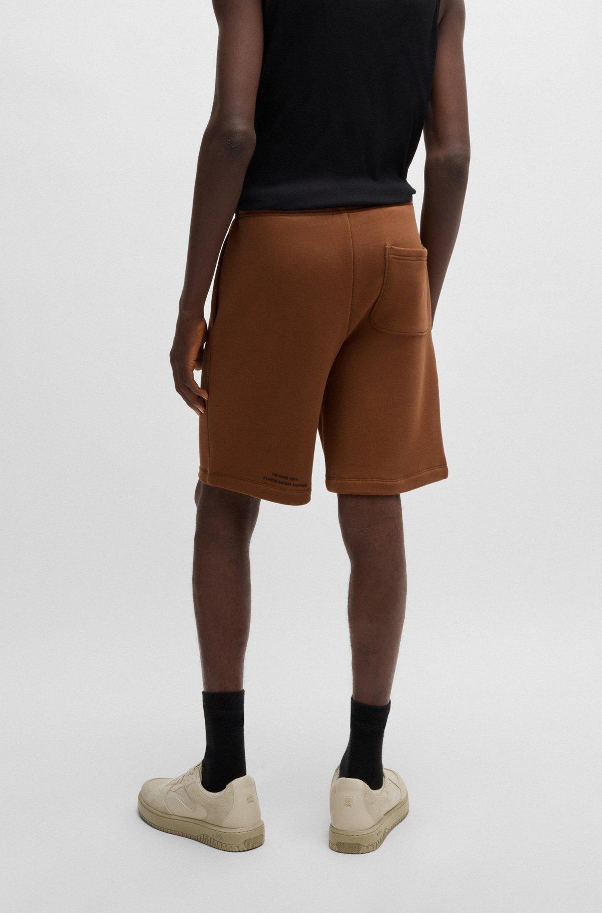 Relaxed-fit shorts with floral artwork Product Image