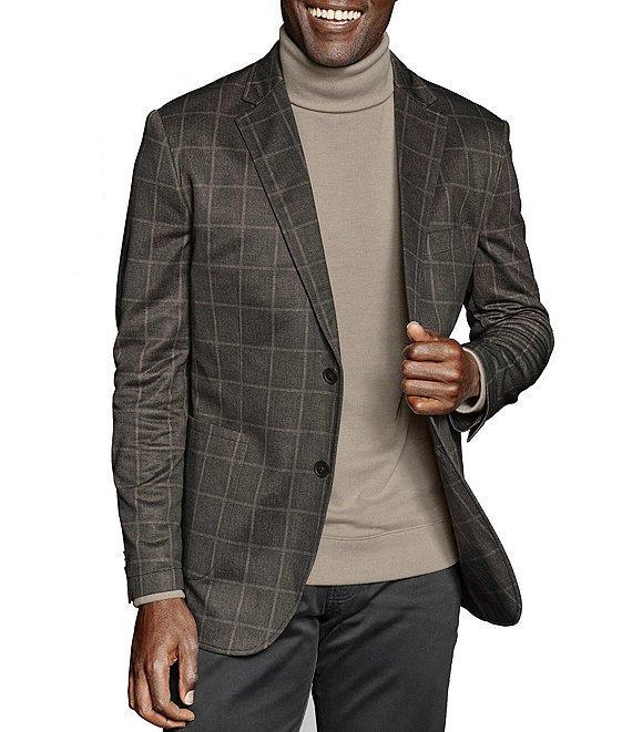 Johnston & Murphy XC Flex Unlined Plaid Knit Blazer Product Image