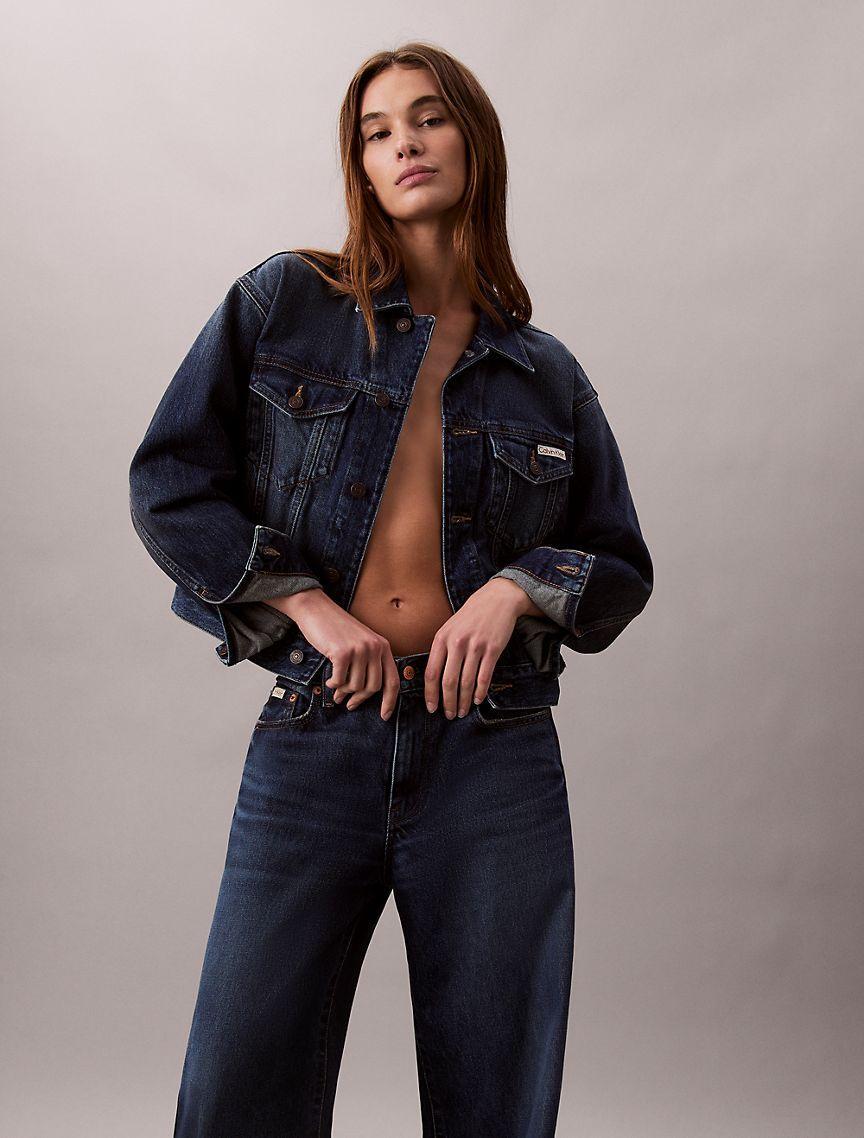 90s Denim Trucker Jacket Product Image