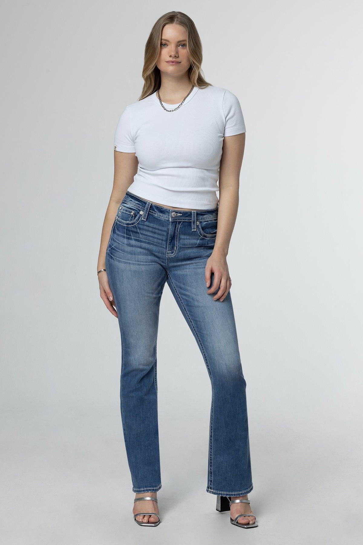 Floral Bloom Bootcut Jeans Product Image