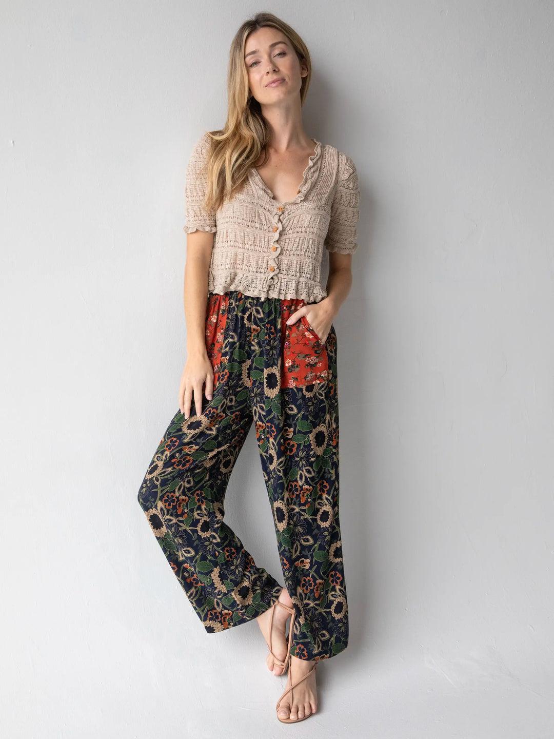 Juliet Short Sleeve Ruffle Sweater Top Product Image