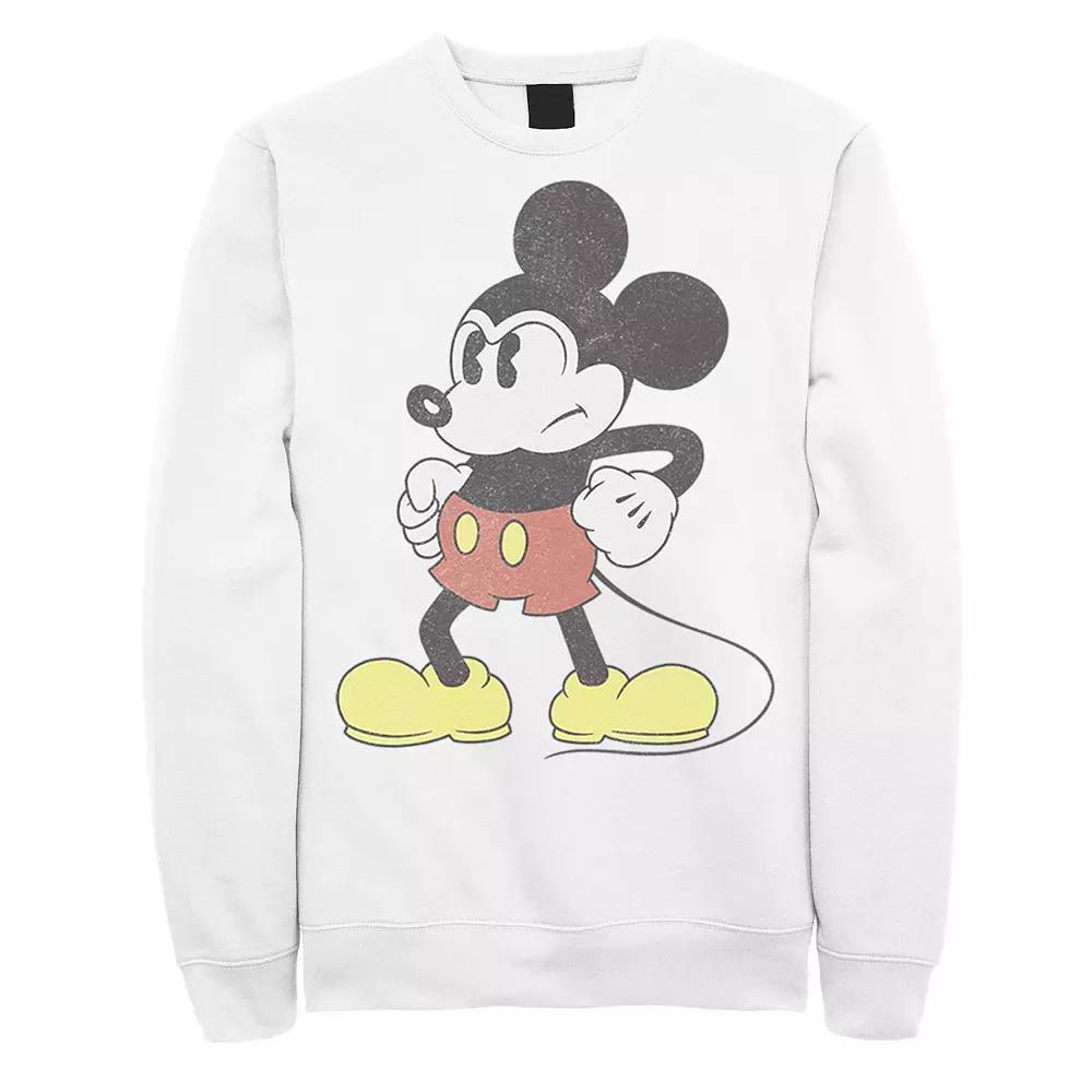 Disney's Mickey & Friends Mickey Mouse Men's Retro Grumpy Sweatshirt,  Product Image
