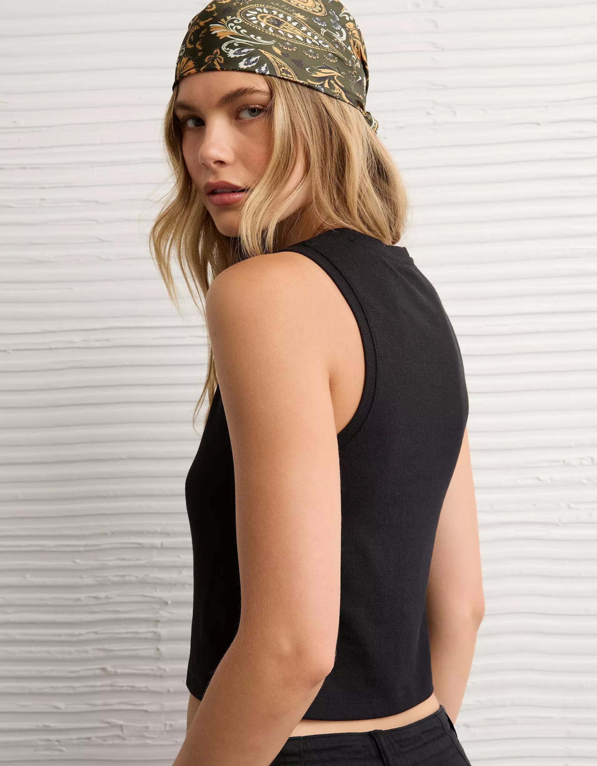 AE Button-Up Tank Top Product Image