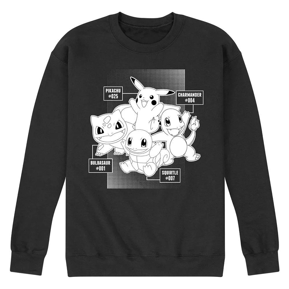 Men's Pokemon Labels Fleece,  Product Image