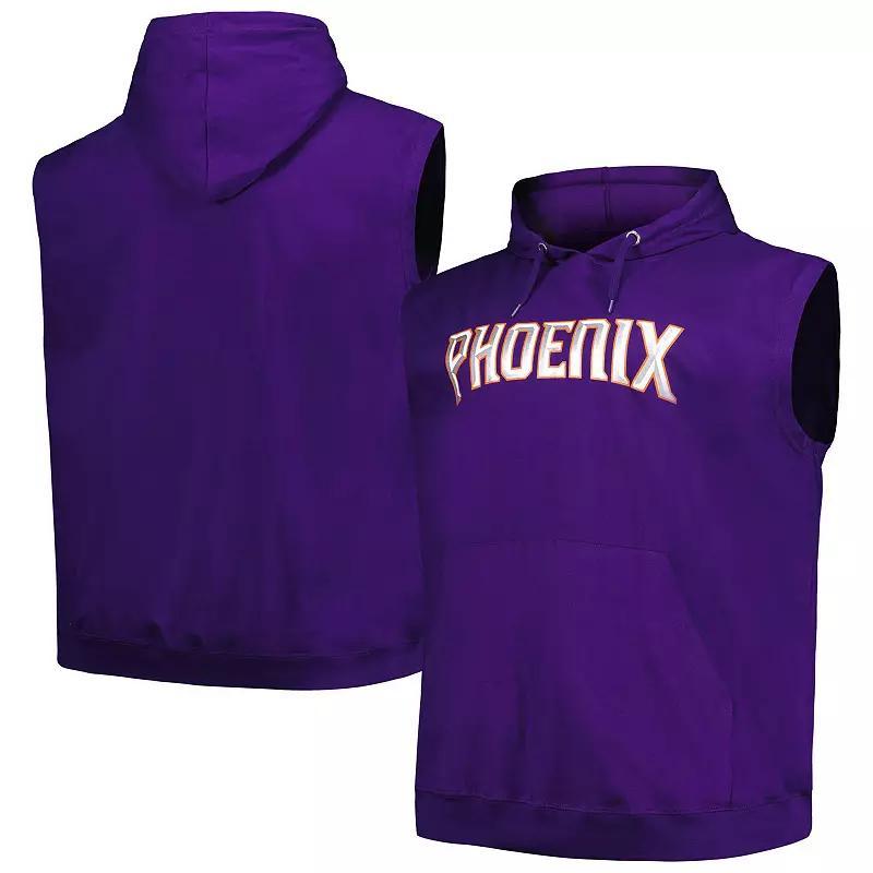 Men's Fanatics Branded Purple Phoenix Suns Big & Tall Jersey Muscle Pullover Hoodie, Size: 2XB, Phx Purple Product Image