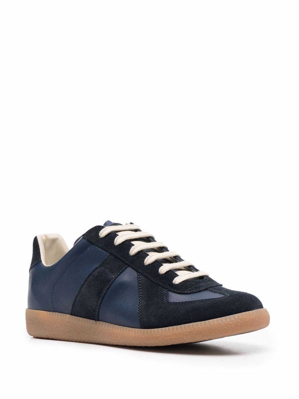 Replica low-top leather sneakers Product Image