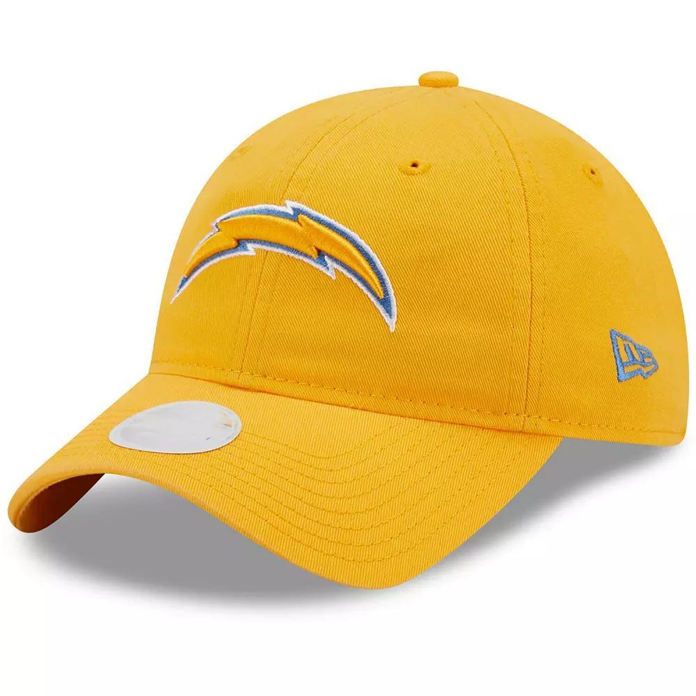 Women's New Era Gold Los Angeles Chargers Core Classic 2.0 9TWENTY Adjustable Hat Product Image