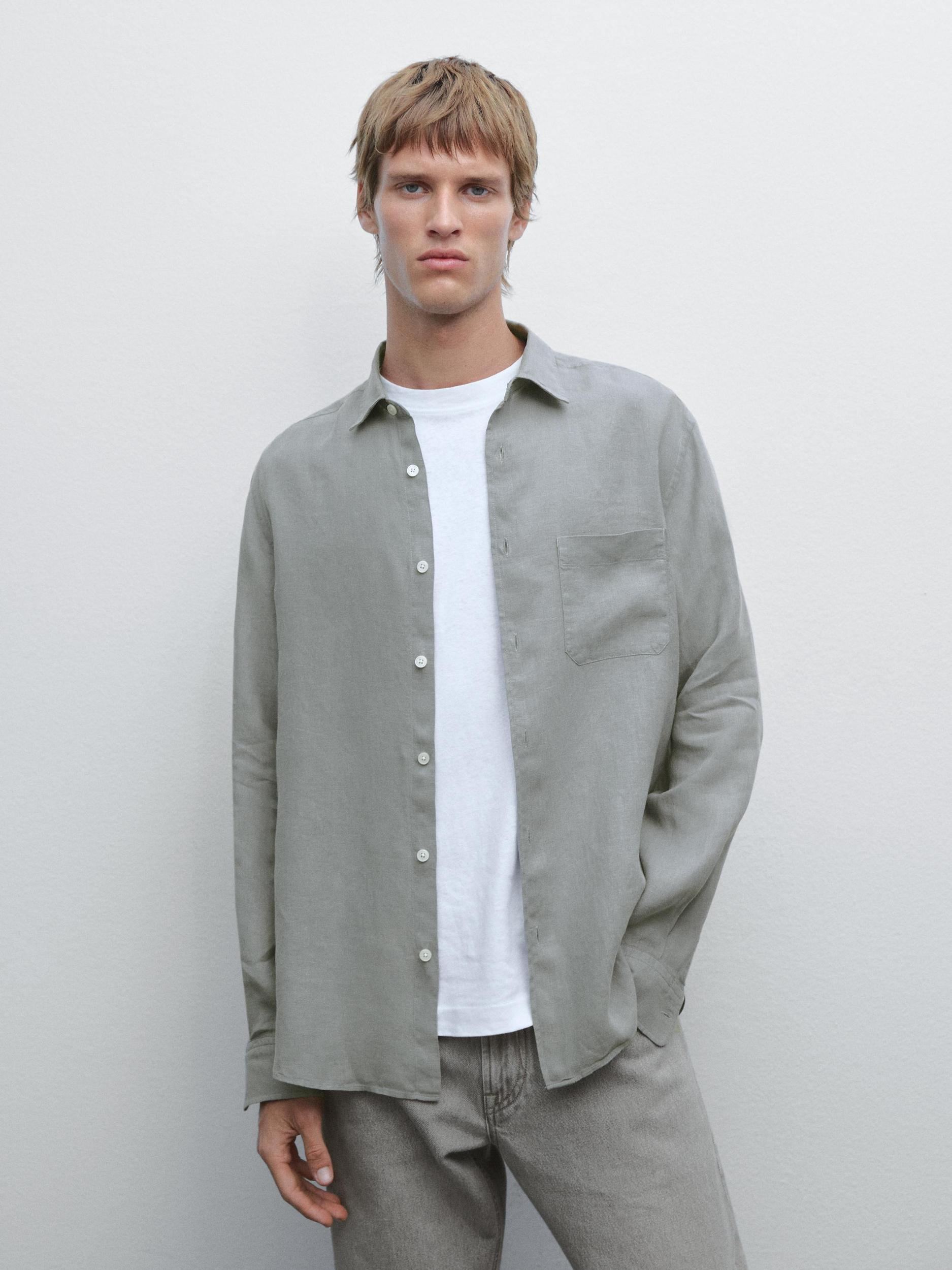 Regular fit shirt with pocket detail Product Image