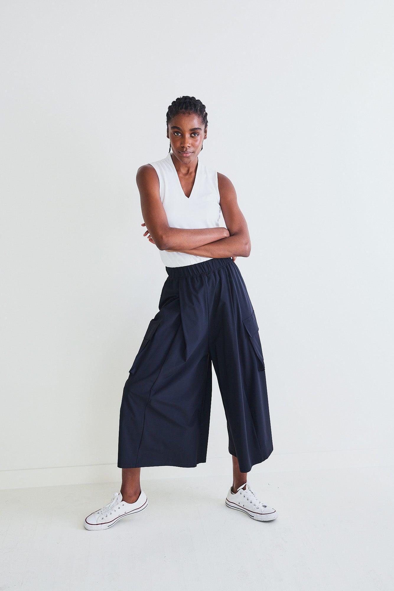 The Petite Cargo Skirt Pants Product Image