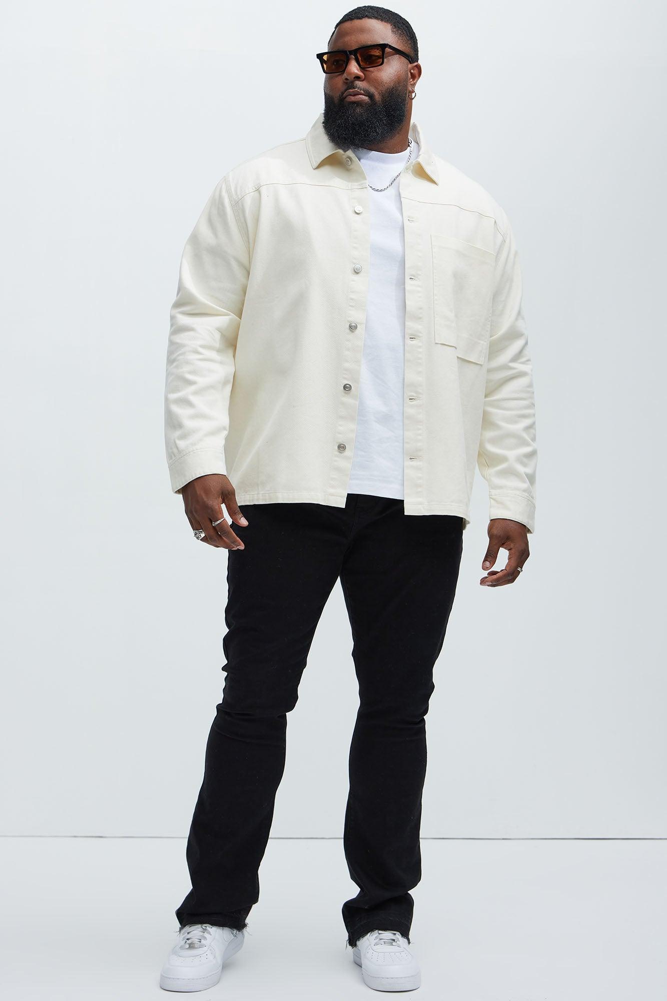 Yorktown Twill Button Up Shirt - Cream Product Image