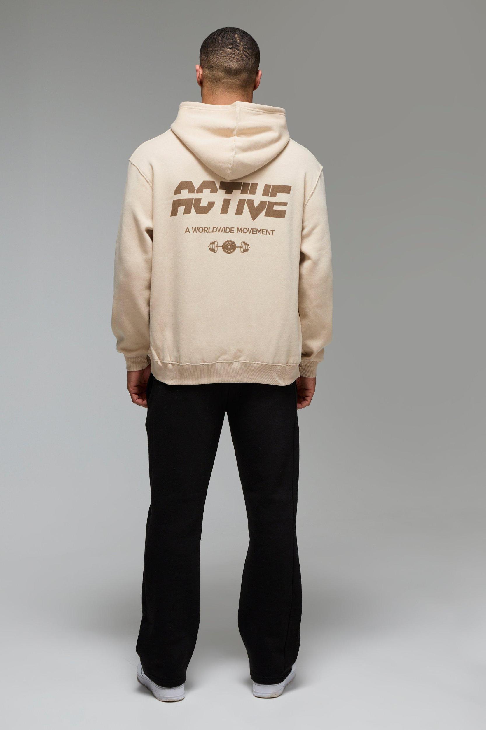 Man Active Oversized Hoodie | boohooMAN USA Product Image