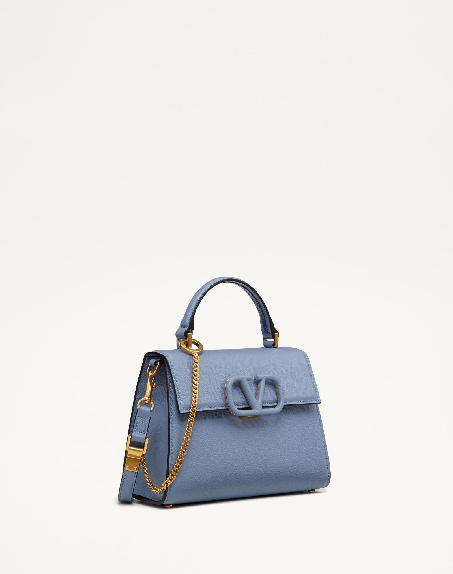 Small Vsling Grainy Calfskin Handbag Product Image