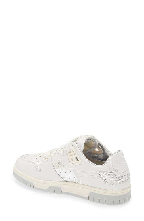 ACNE STUDIOS 08sthlm Sneaker In White/silver Product Image