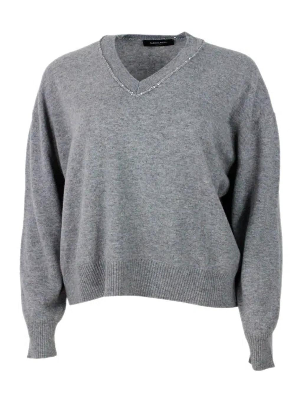 FABIANA FILIPPI Sweater In Grey Product Image