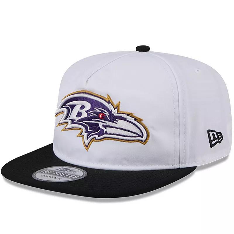 Mens New Era /Black Baltimore Ravens 2024 NFL Training Camp Golfer Snapback Hat Product Image