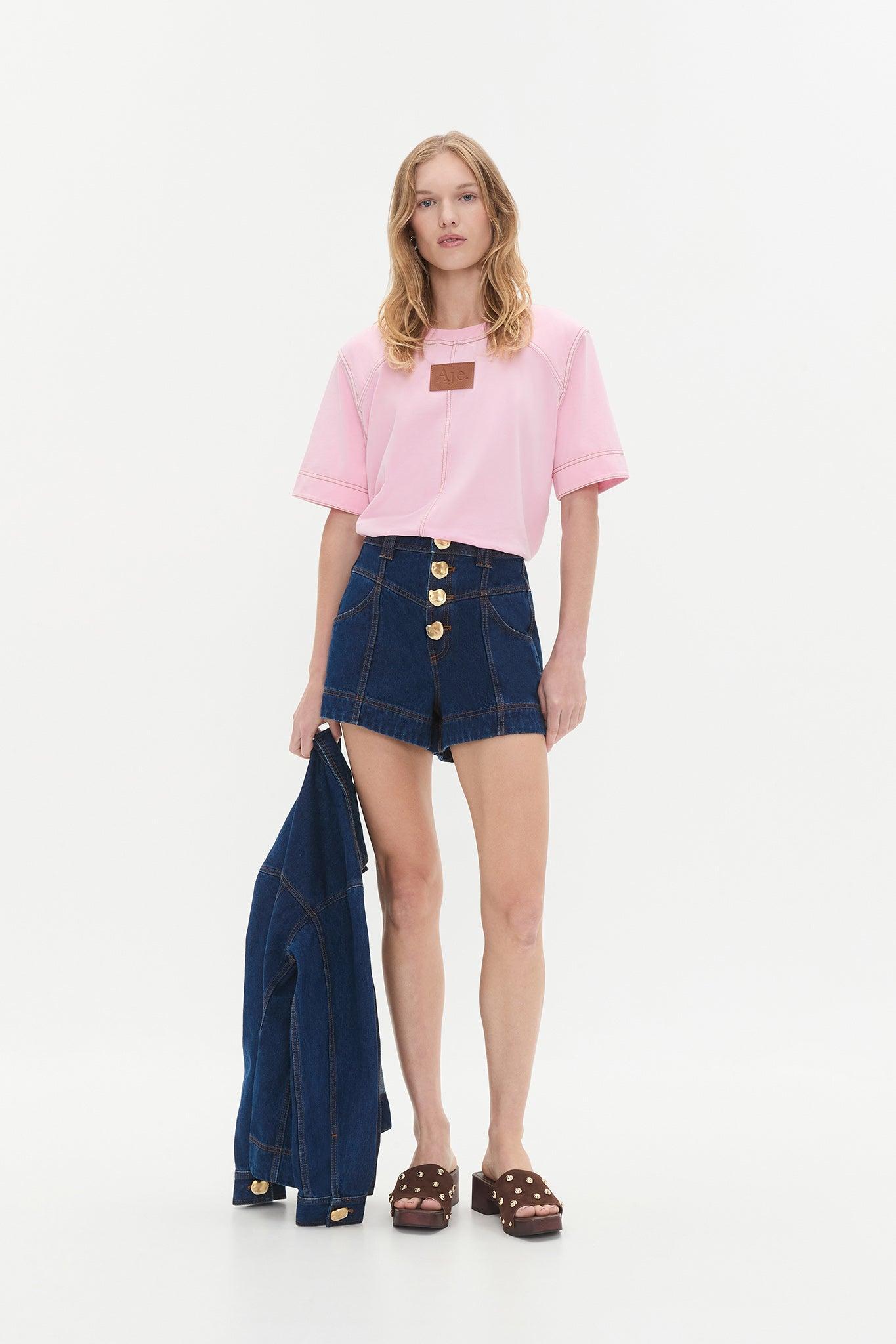 Remi Denim Wash Tee Product Image