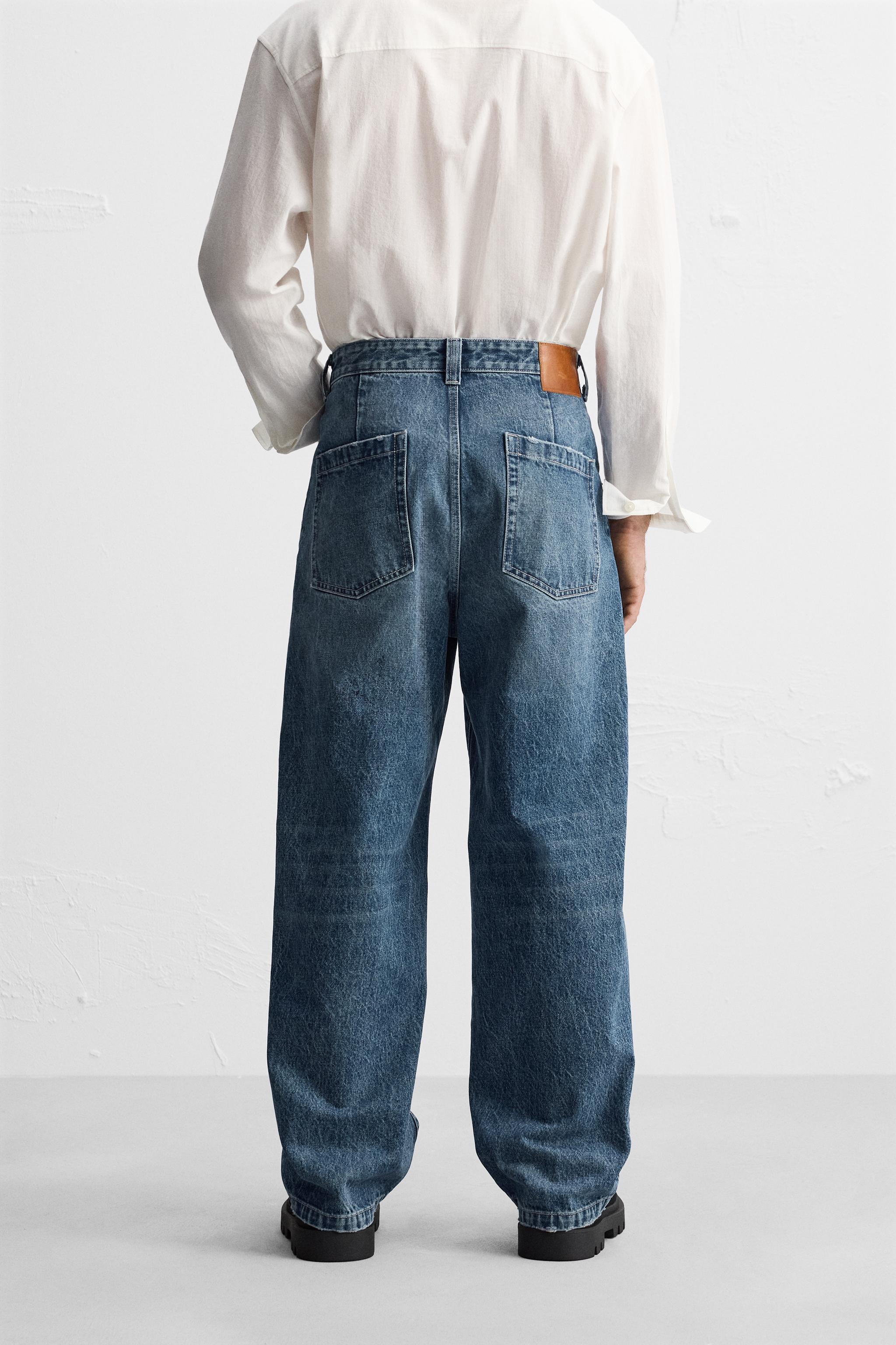 RELAXED FIT SEAM JEANS Product Image