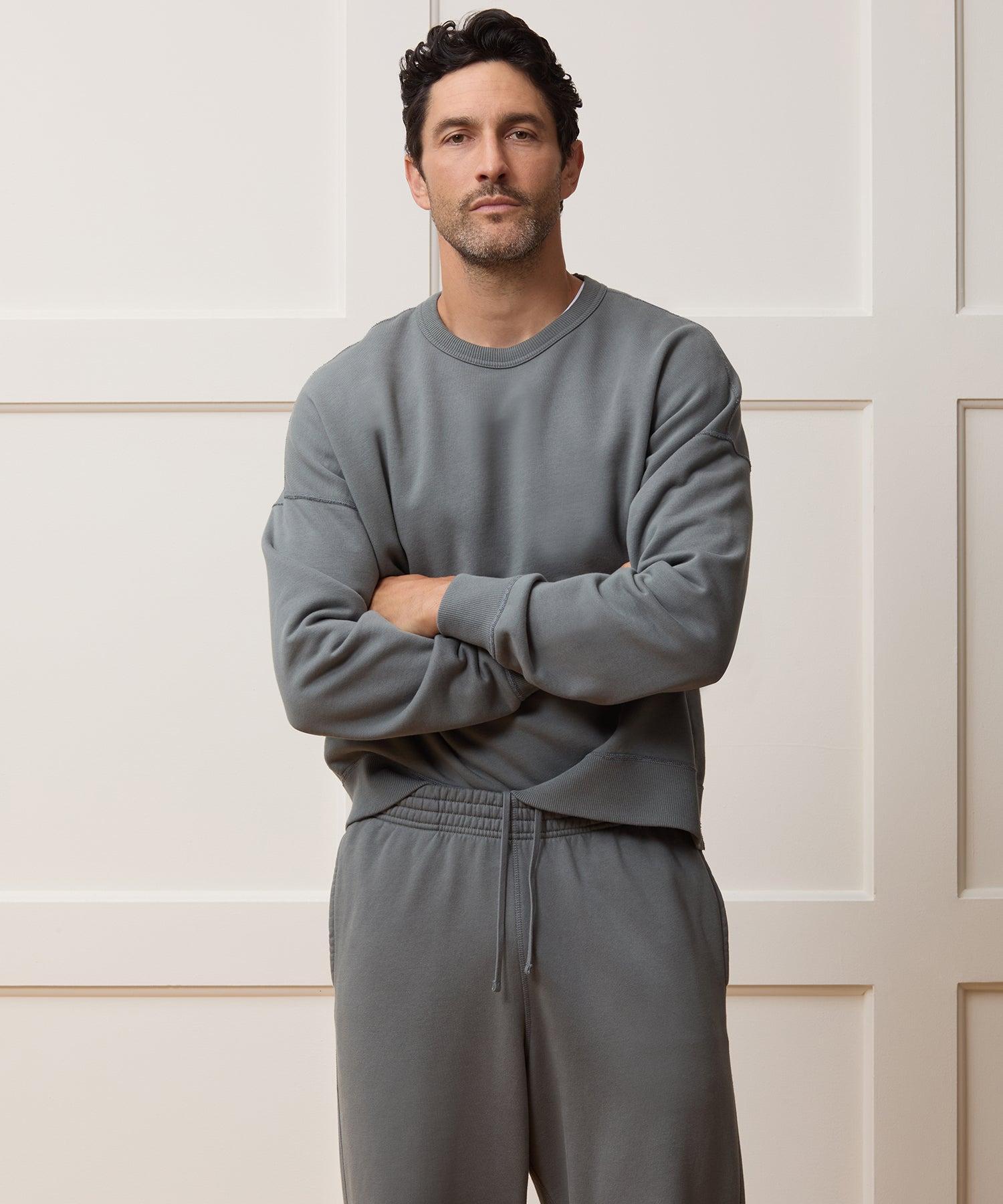 Relaxed Portuguese Terry Crewneck Product Image