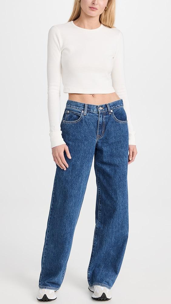 SLVRLAKE Mica Wide Leg Jeans | Shopbop Product Image