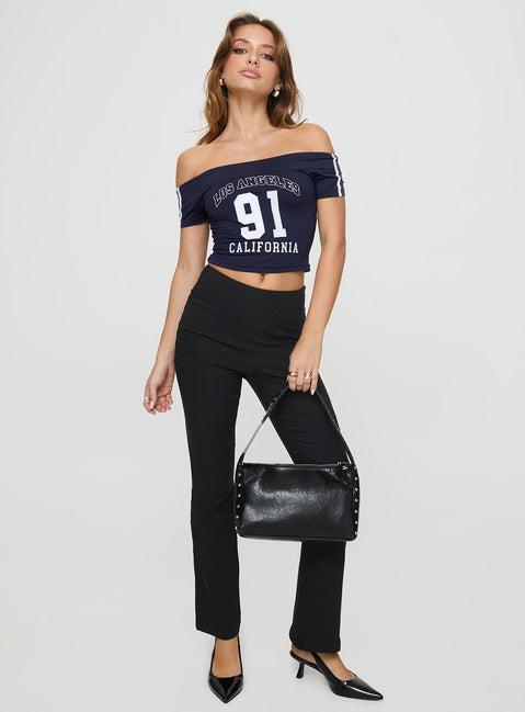 Everyday Flared Pants Black Product Image