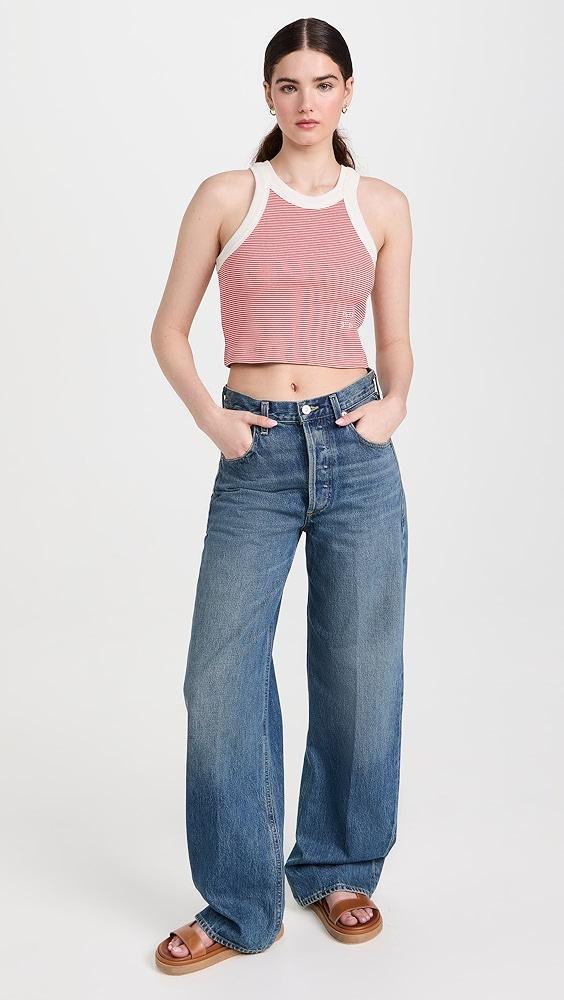 Closed Cropped Racer Tank Top | Shopbop Product Image