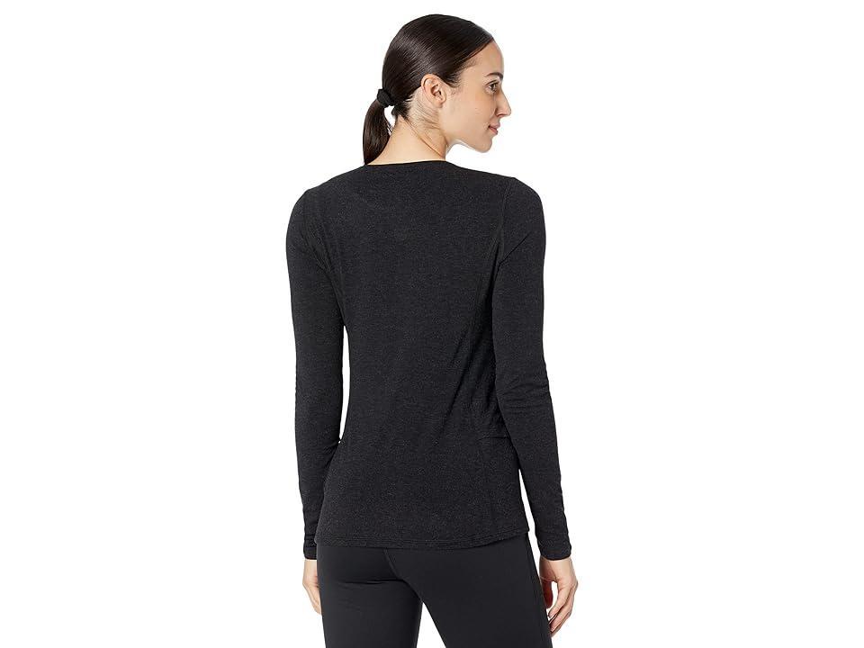 Royal Robbins Venturelayer 200 Long Sleeve (Jet Heather) Women's Clothing Product Image